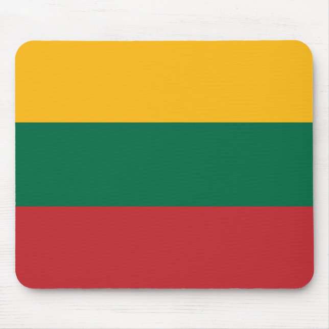 litauische Flagge Mousepad (Vorne)