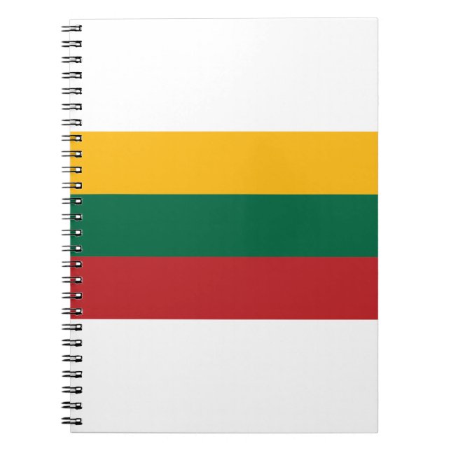 litauische Flagge Notizblock (Vorderseite)