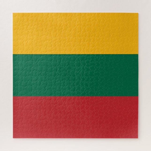 litauische Flagge Puzzle (Vertikal)
