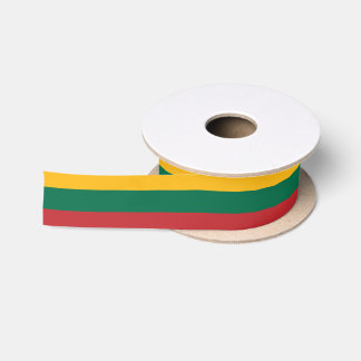 Litauische Flagge Satinband