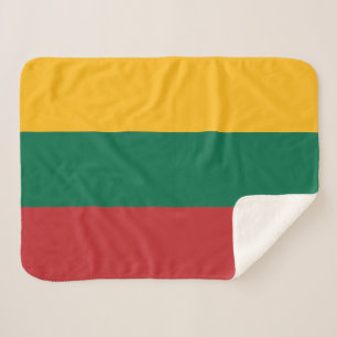 litauische Flagge Sherpadecke