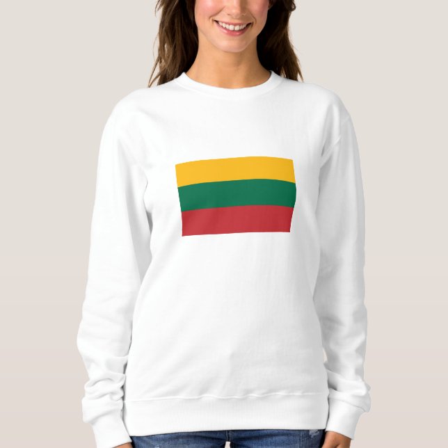 litauische Flagge Sweatshirt (Vorderseite)