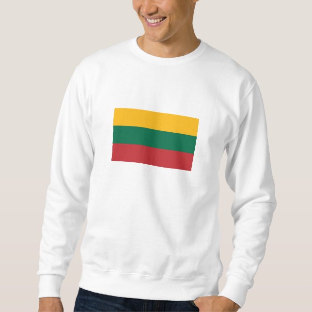litauische Flagge Sweatshirt (Vorderseite)