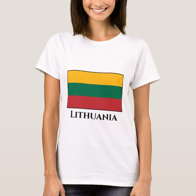 litauische Flagge T-Shirt (Vorderseite)