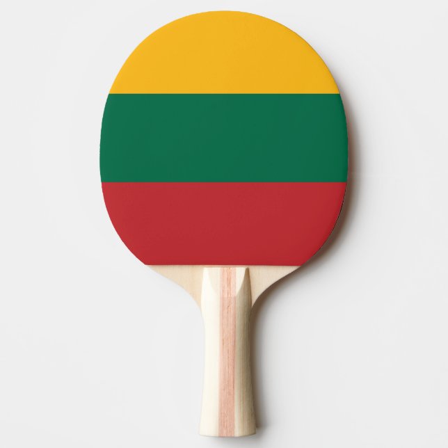 litauische Flagge Tischtennis Schläger (Vorderseite)