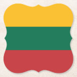 litauische Flagge Untersetzer<br><div class="desc">Anpassbare World Flag Produkte - Bitte fühlen Sie sich frei,  Ihren eigenen Text hinzuzufügen.</div>