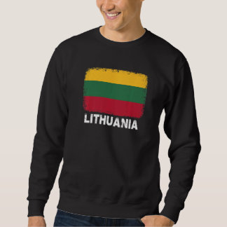 Litauische Flagge Unterstützung der litauischen Be Sweatshirt