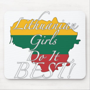 Litauische Mädchen tun es Bestes! Mousepad