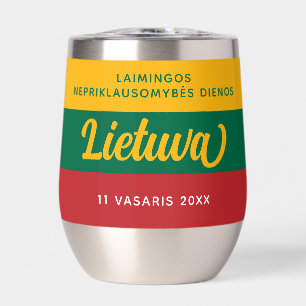 Litauische Nationalflagge des Unabhängigkeitstages