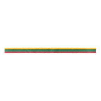 Litauische Nationalflagge Satinband