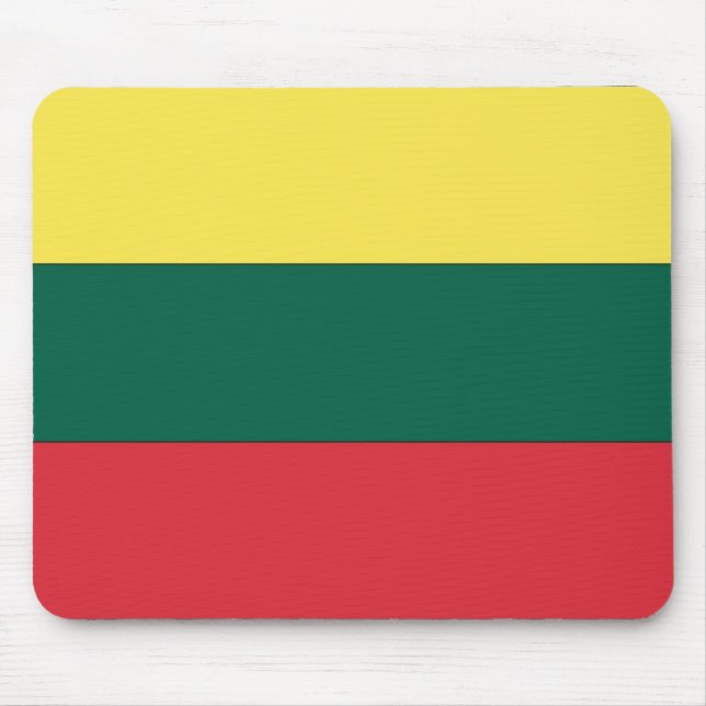Litauische Staatsflagge Mousepad (Vorne)
