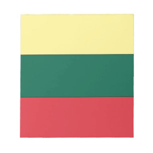 Litauische Staatsflagge Notizblock