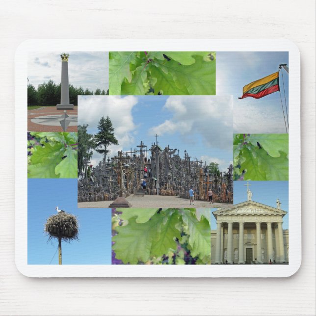 Litauische Stätten Mousepad (Vorne)