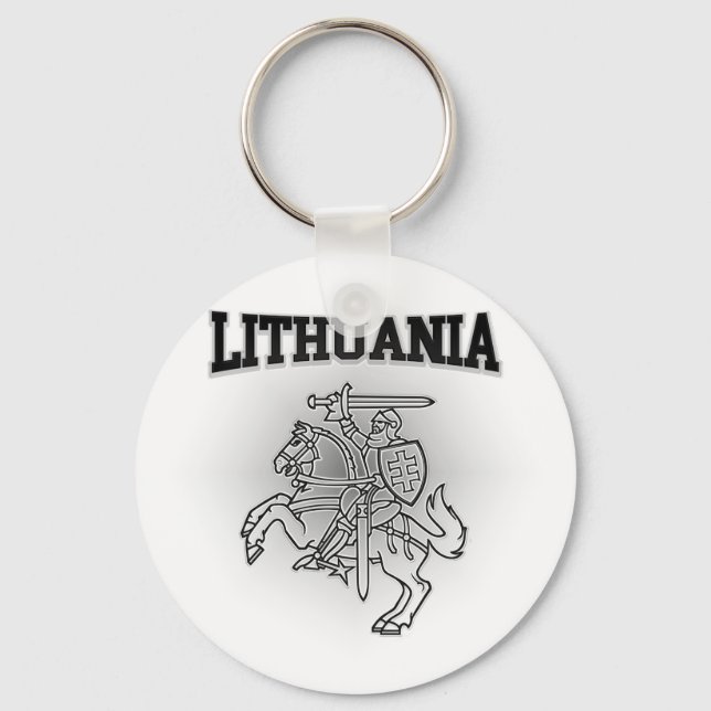 litauische Wappen Schlüsselanhänger (Vorderseite)