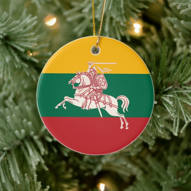Litauischer Vytis Keramik Ornament (Baum)