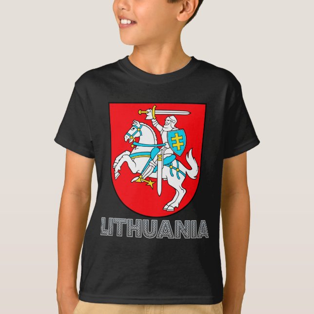Litauisches Emblem T-Shirt (Vorderseite)