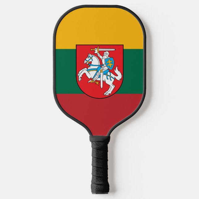 Litauisches Wappen Pickleball Schläger (Vorderseite)