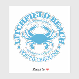 Litchfield Beach (Krabbe) Aufkleber