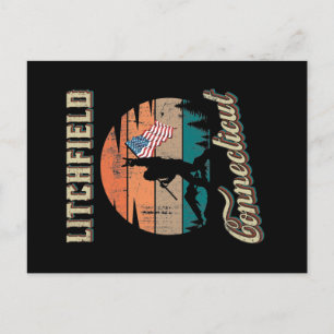 Litchfield Connecticut Postkarte
