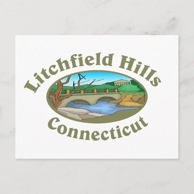 Litchfield Hills Postkarte (Vorderseite)