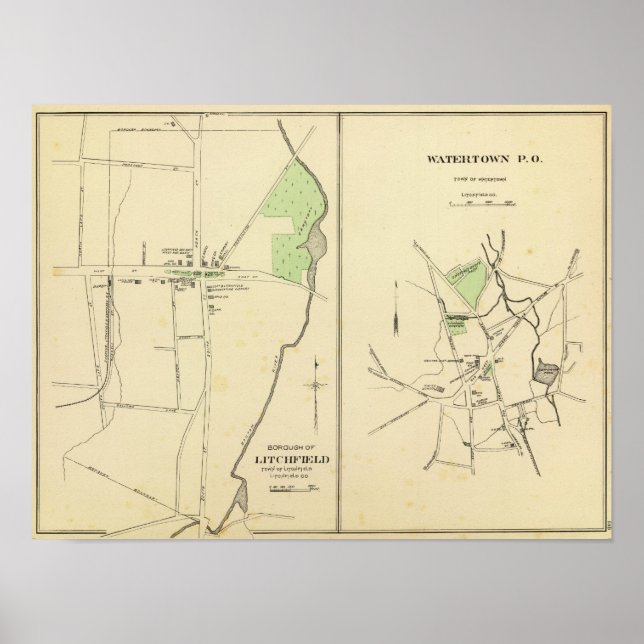 Litchfield, Watertown Poster (Vorne)