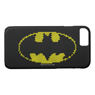 Lite-Brite Bat Emblem iPhone 8/7 Hülle