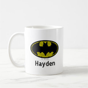 Lite-Brite Bat Emblem Kaffeetasse