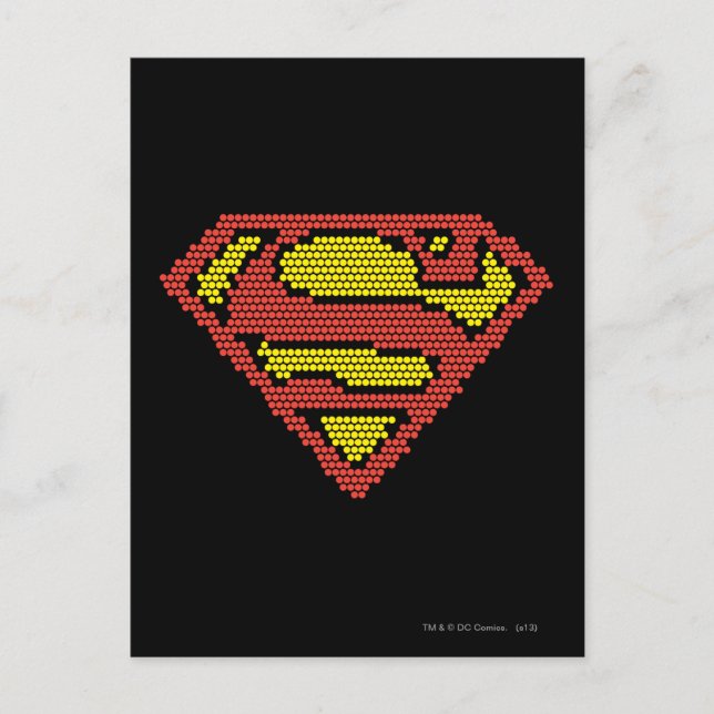 Lite-Brite S-Shield Postkarte (Vorderseite)