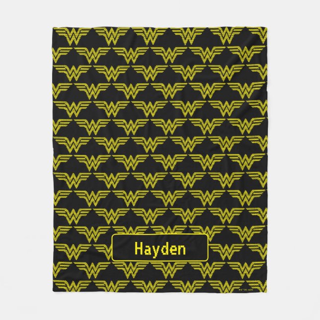 Lite-Brite WW Symbol Fleecedecke (Vorderseite)