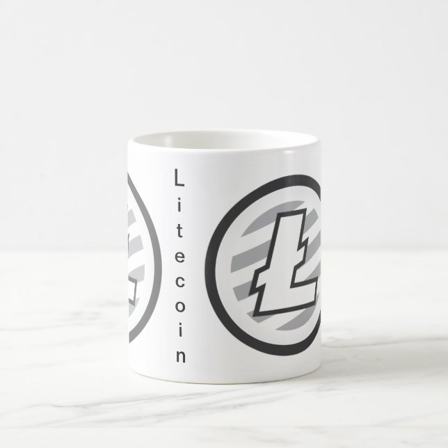 Litecoin Kupa Kaffee Tasse (Mittel)
