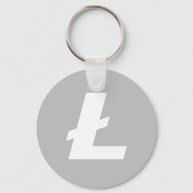 Litecoin LTC Basic Schlüsselanhänger (Vorderseite)