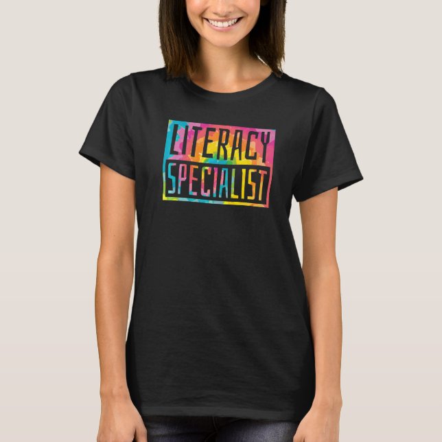Literacy Specialist Lesen und Schreiben T-Shirt (Vorderseite)