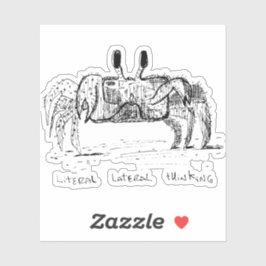 Literal Lateral Thinking Aufkleber