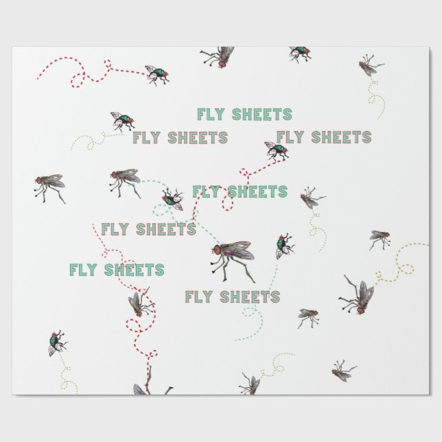 LITERALFLY-SHEETS GESCHENKPAPIER (Flach)