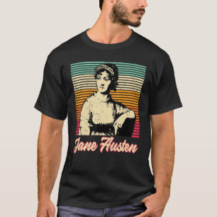 Literarische Buchclub-Fans Vintage Jane Austen T-Shirt