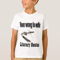 literarische Genie-T - Shirt