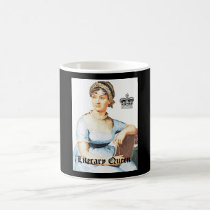 Literarische Königin Kaffeetasse Vintage Jane Aust