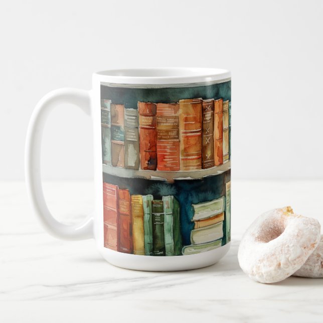 Literarische Kunst  Kaffeetasse (Mit Donut)
