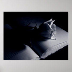 Literarische Rose Poster