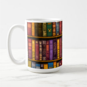 Literarische Schätze - Klassische Alte Bücher Kaffeetasse