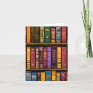 Literarische Schätze - Klassische Alte Bücher Karte