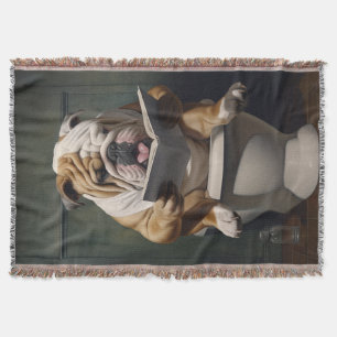 Literarischer Bulldogge Lustiger Badezimmerhumor Decke