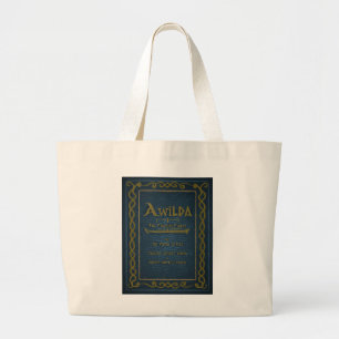 Literary Merch Tote Bag 'Awilda' Jumbo Stoffbeutel