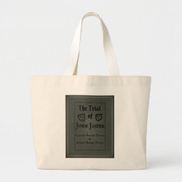 Literary Merch Tote Bag 'The Trial of John Jasper' Jumbo Stoffbeutel