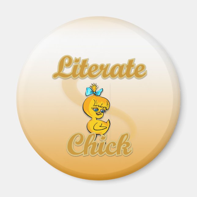 Literate Chick Magnet (Vorne)