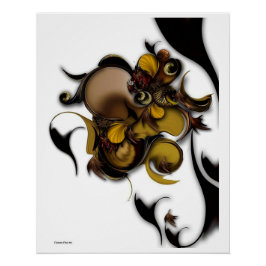 "Literatur des Lebens", glänzendes Poster