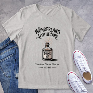 Literatur zum Vintagen Wunderland Apothekar-Logo Tri-Blend Shirt