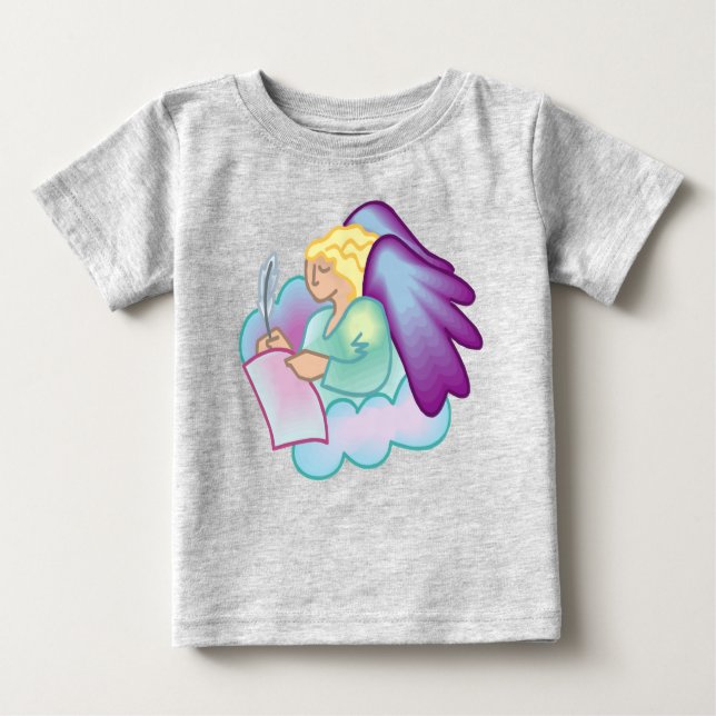 Literaturangel Baby T-shirt (Vorderseite)