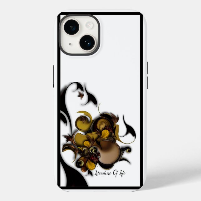 "Literature of Life", Apple iPhone 14 Fall Case-Mate iPhone Hülle (Rückseite)
