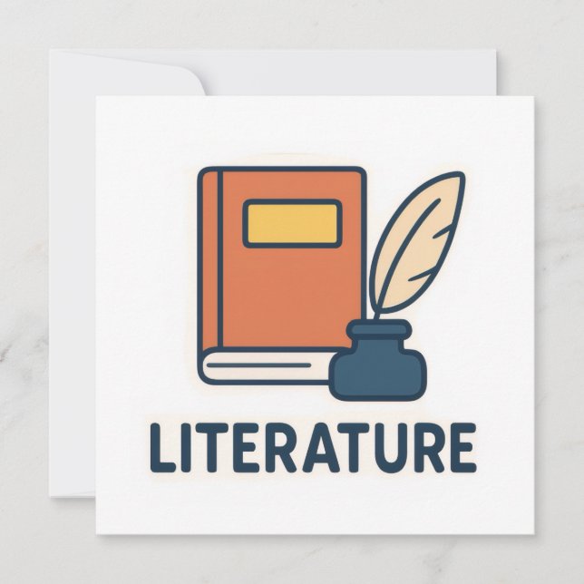 Literaturfachaufkleber - Buch und Qualität (Vorderseite)